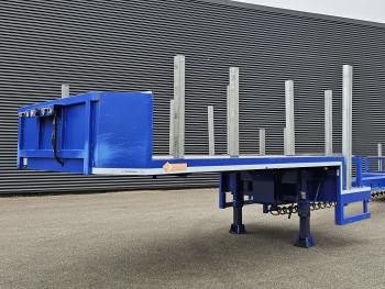 Lintrailers 2 AS SEMI DIEPLADER / UITSCHUIFBAAR / KRAAN TREKKER